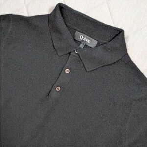 Quince Cashmere Sweater Long Sleeve Polo Large
